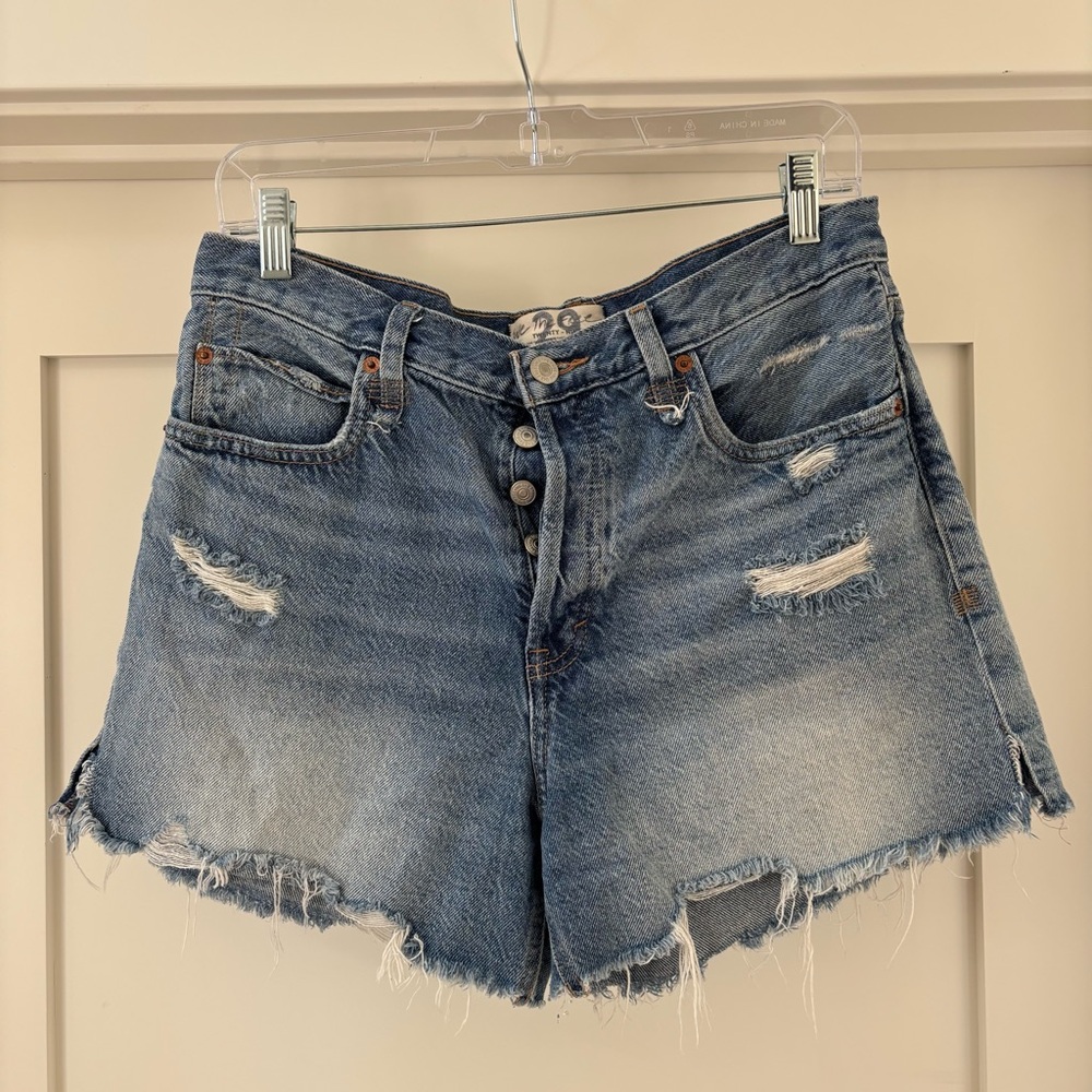 We the Free by Free People High Waisted Denim Jean Shorts